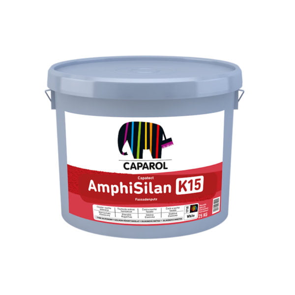 Tynk silikonowy biały Caparol AmphiSilan K15