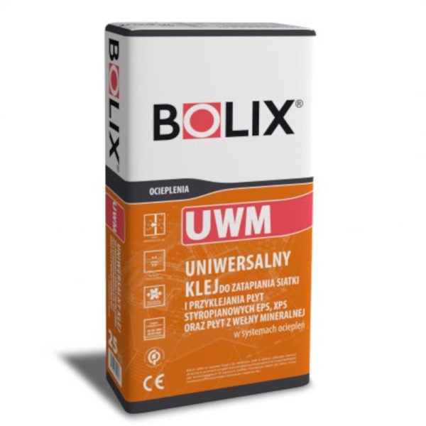BOLIX UWM – Uniwersalna zaprawa klejąca 25KG